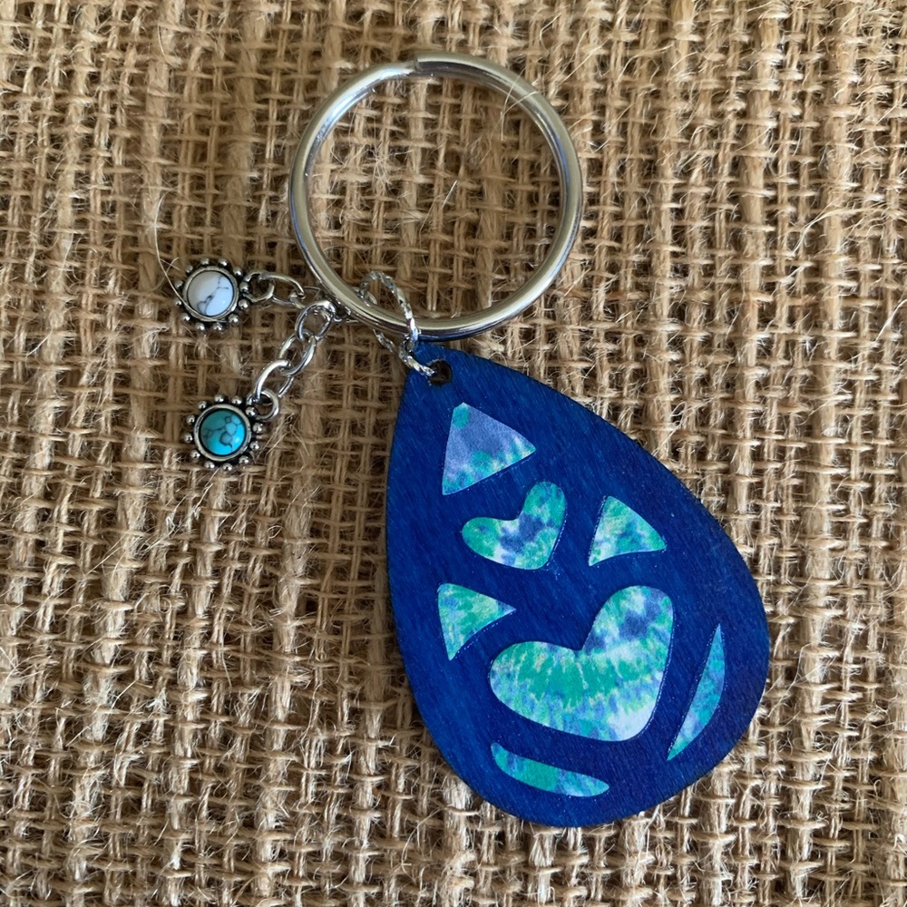 Wooden keychain
